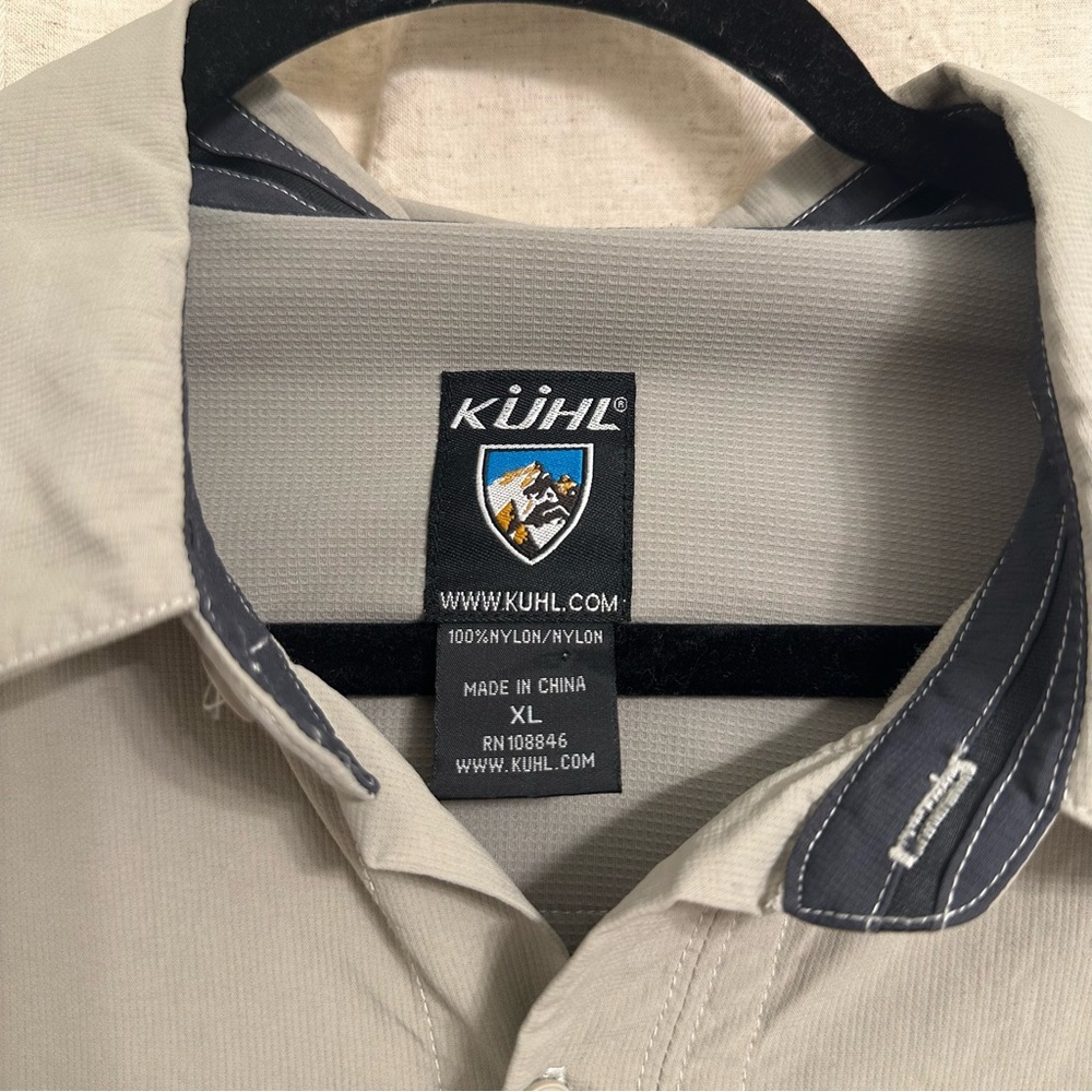 KUHL Outdoor‎ Roll-Tab Sleeve Button-Down Shirt Size XL - Picture 5 of 6